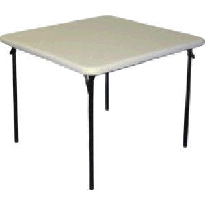 36X36 PLASTIC CARD TABLE Party Plus Rentals LLC   47 83 Large Large 