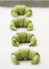 Mizuba Matcha Croissants. Green Tea Pastry recipe. 