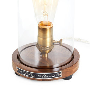 original bell jar table lamp