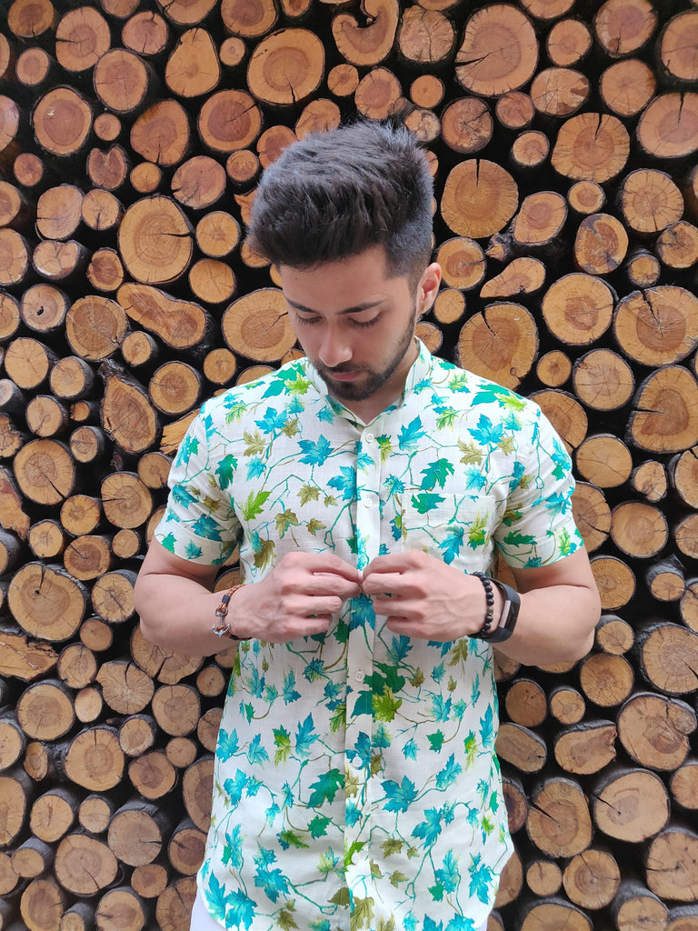 Men's Shirt Floral Print