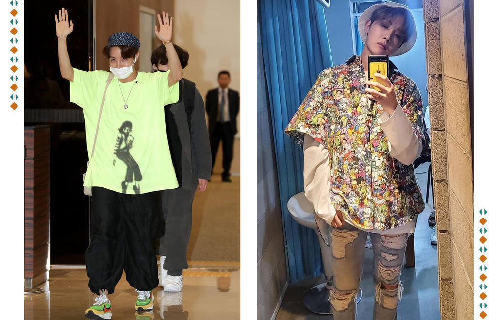 BTS'V has the quirkiest shirt in his closet