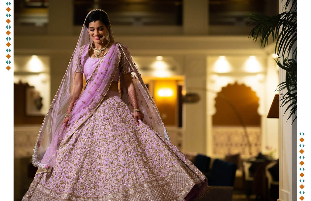 Obsession with Lilac Lehenga 