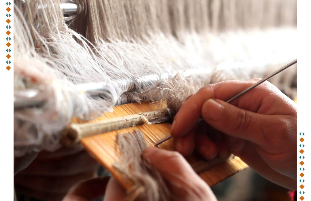 Weaving of Pashminas