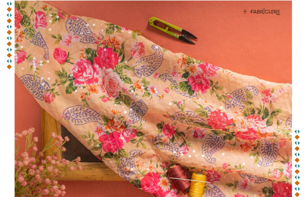 Buy Weavesmart Hand Block Printed Maheshwari Silk / Cotton Dress Material-DSPHMHOCT38813  Online at Best Prices in India - JioMart.
