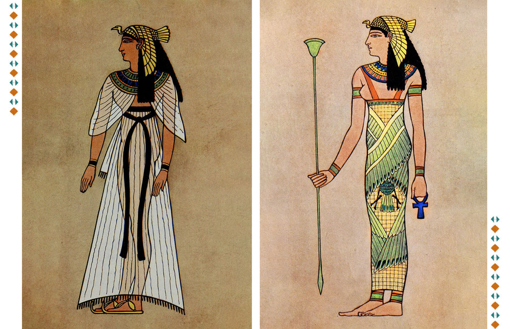 The Egyptian Sheath Dress Was Worn By Women In Ancient Egypt The Dress ...