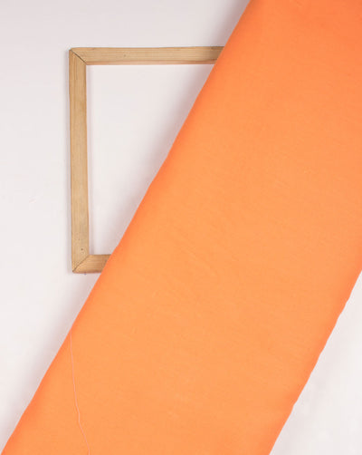 Light Orange Plain Woven Flex Cotton Fabric - Fabriclore.com