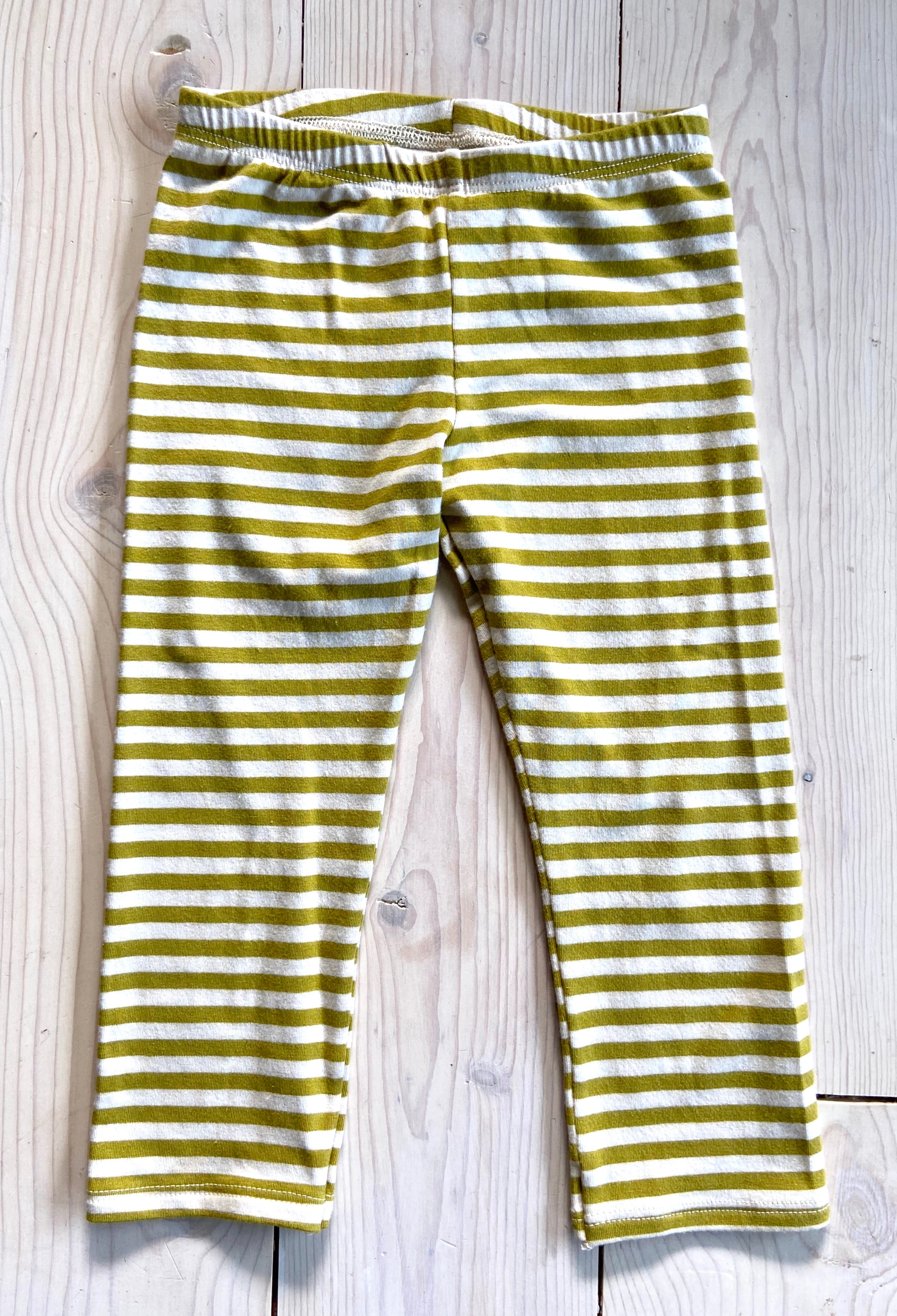 Basic Legging Green Stripe - Fall 14 Sample - Size 3