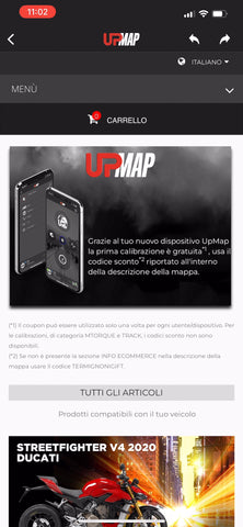 UpMap Market Screen