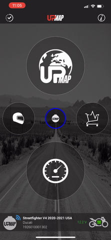 UpMap Home Screen