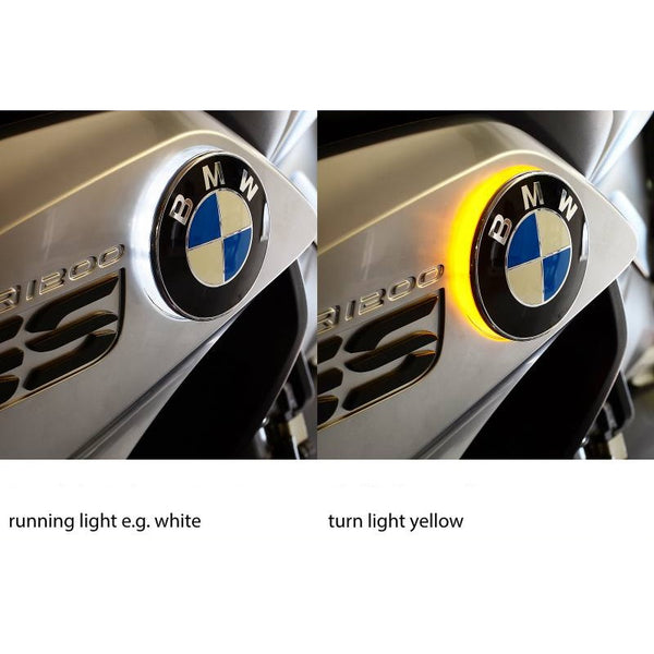 BMW S1000RR LED Roundel Emblem Turn Signals | Motomillion