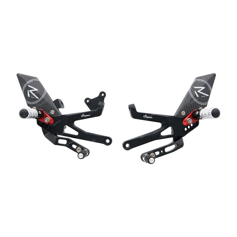 LighTech R Series Adjsutable Rear Sets for Panigale V4 V4S V4R 