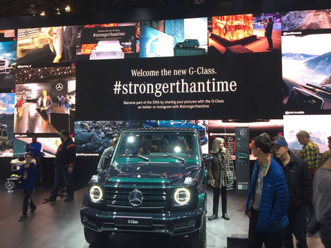 #strongerthantime Detroit Auto Show 2019 G-Class