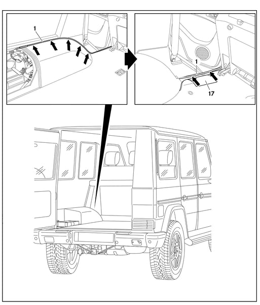 Install the Brake Control Harness forward to the driver’s foot room / Electric Brake Controller Location