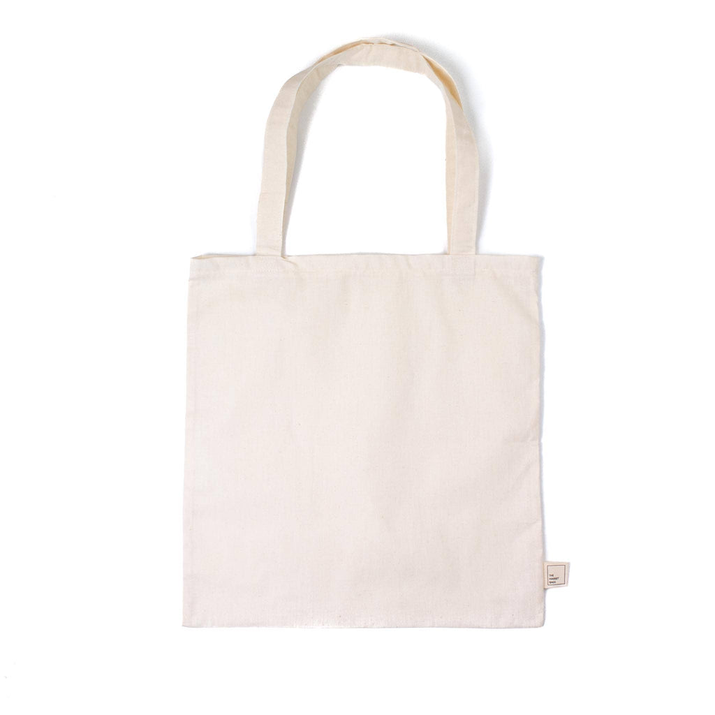 Blank Two Tone Cotton Canvas Tote Bags