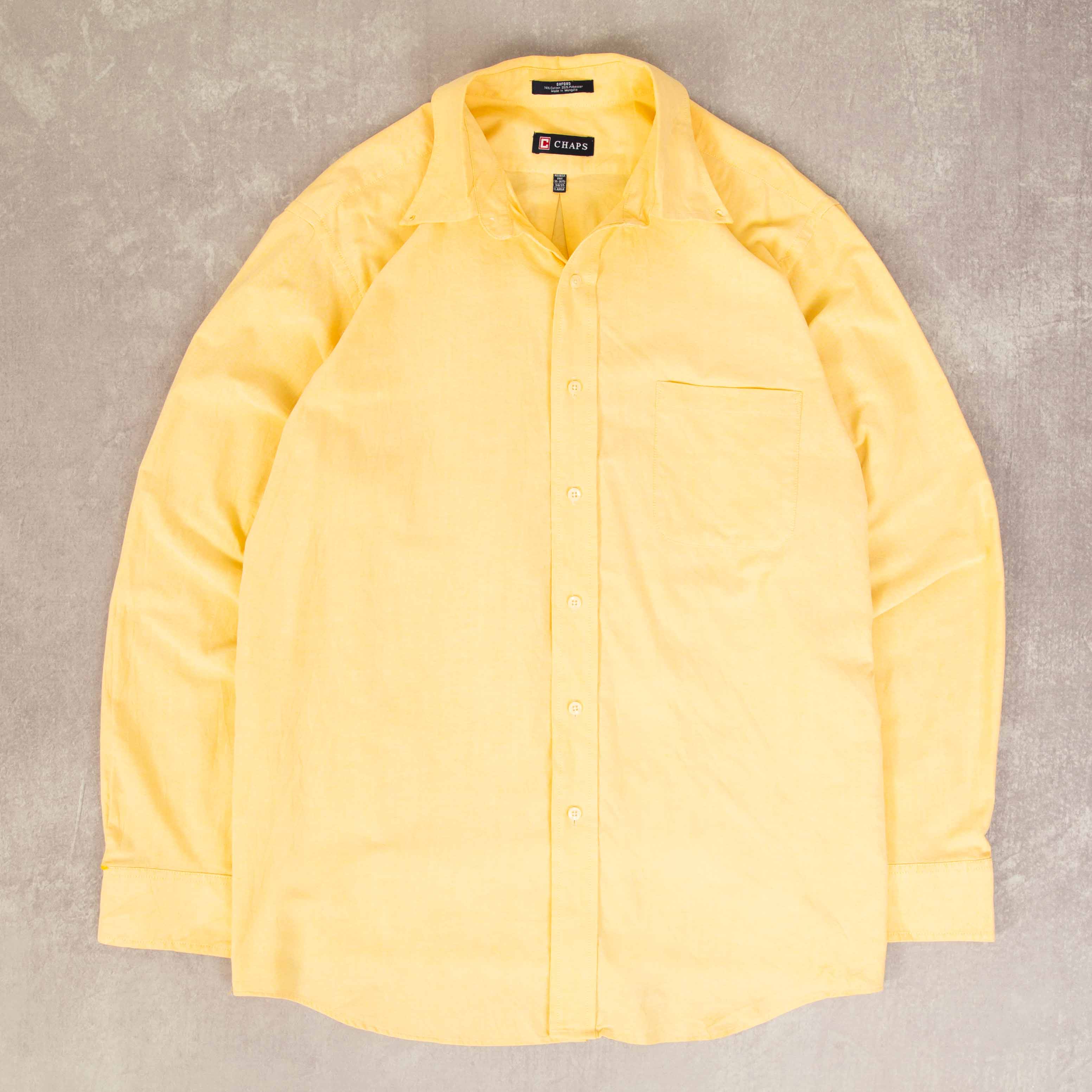 image of MEN'S VINTAGE CHAPS COTTON SHIRT - LARGE