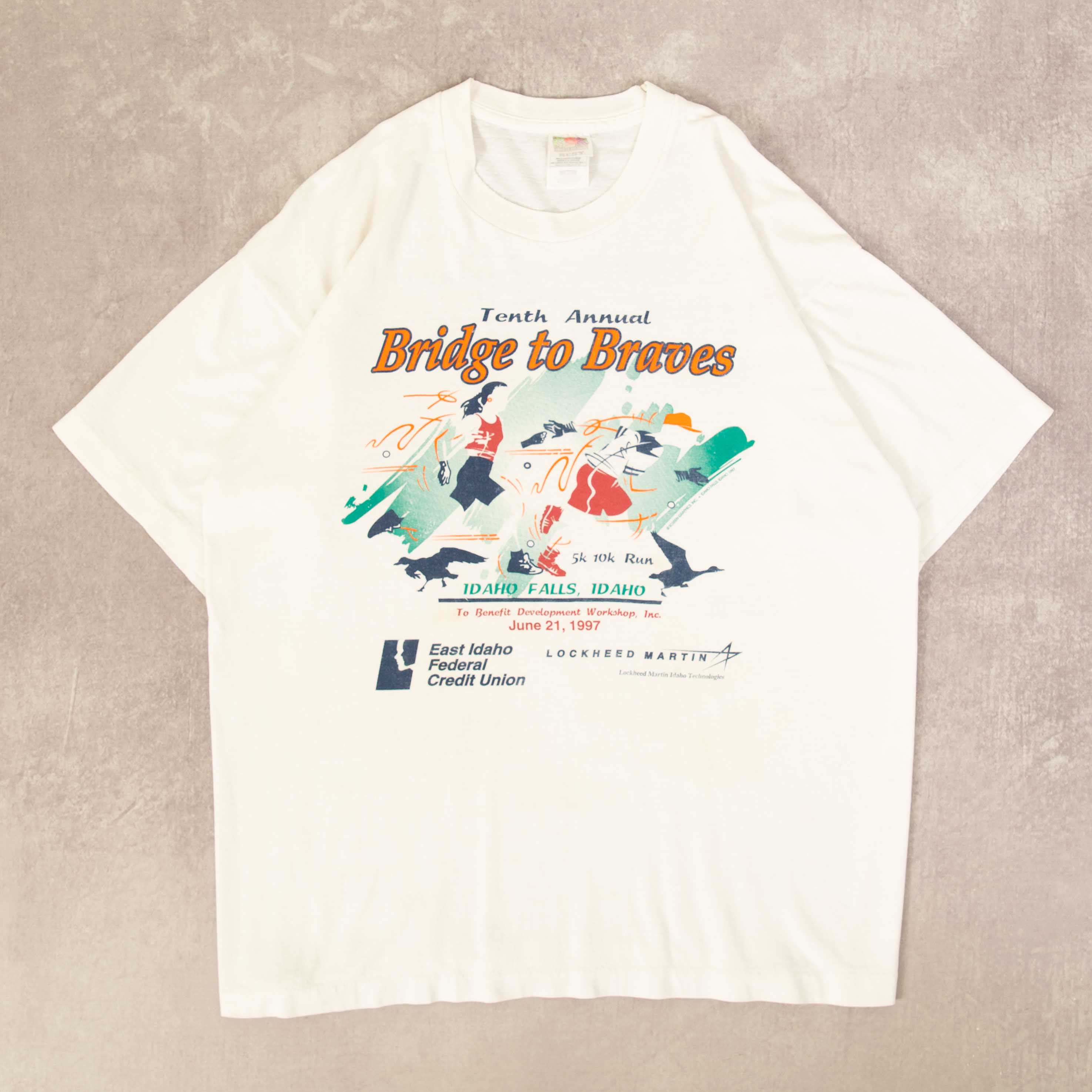 image of MEN'S VINTAGE 1997 BRIDGE TO BRAVES SINGLE STITCH T-SHIRT - X-LARGE