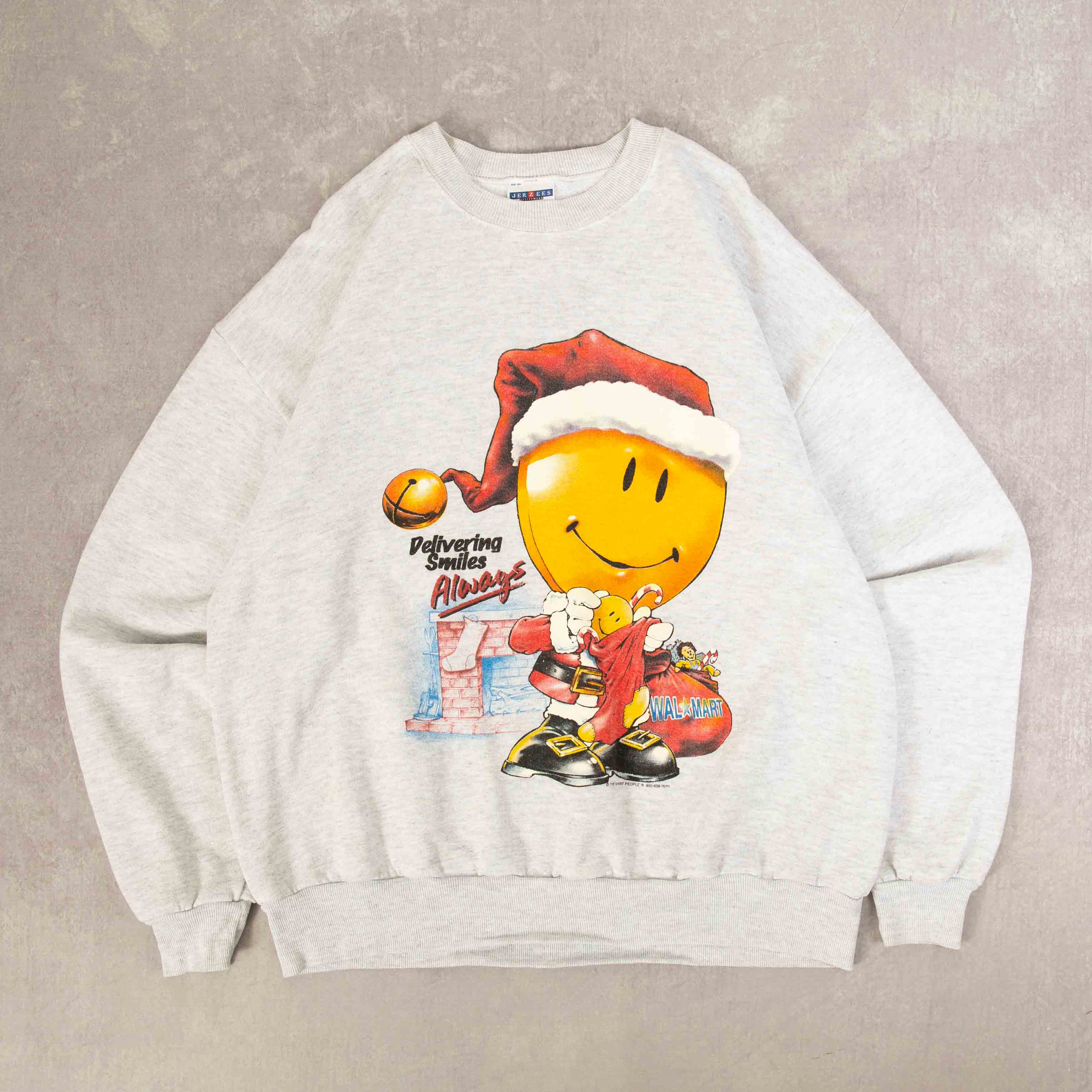 image of MEN'S VINTAGE 1990S DELIVERING SMILES WAL-MART SWEATSHIRT - X-LARGE