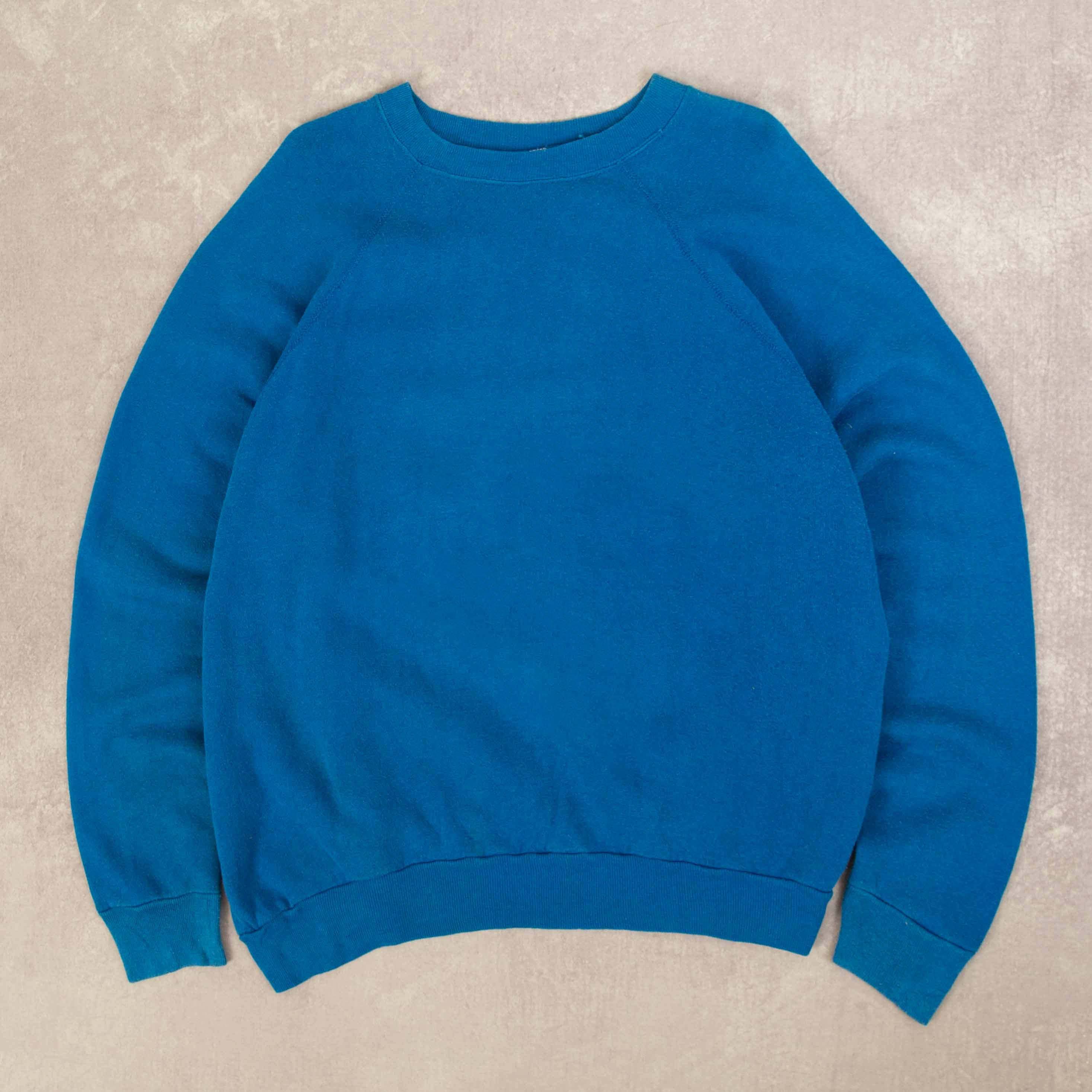 image of MEN'S VINTAGE 1980S BLANK RAGLAN BOXY SWEATSHIRT - X-LARGE