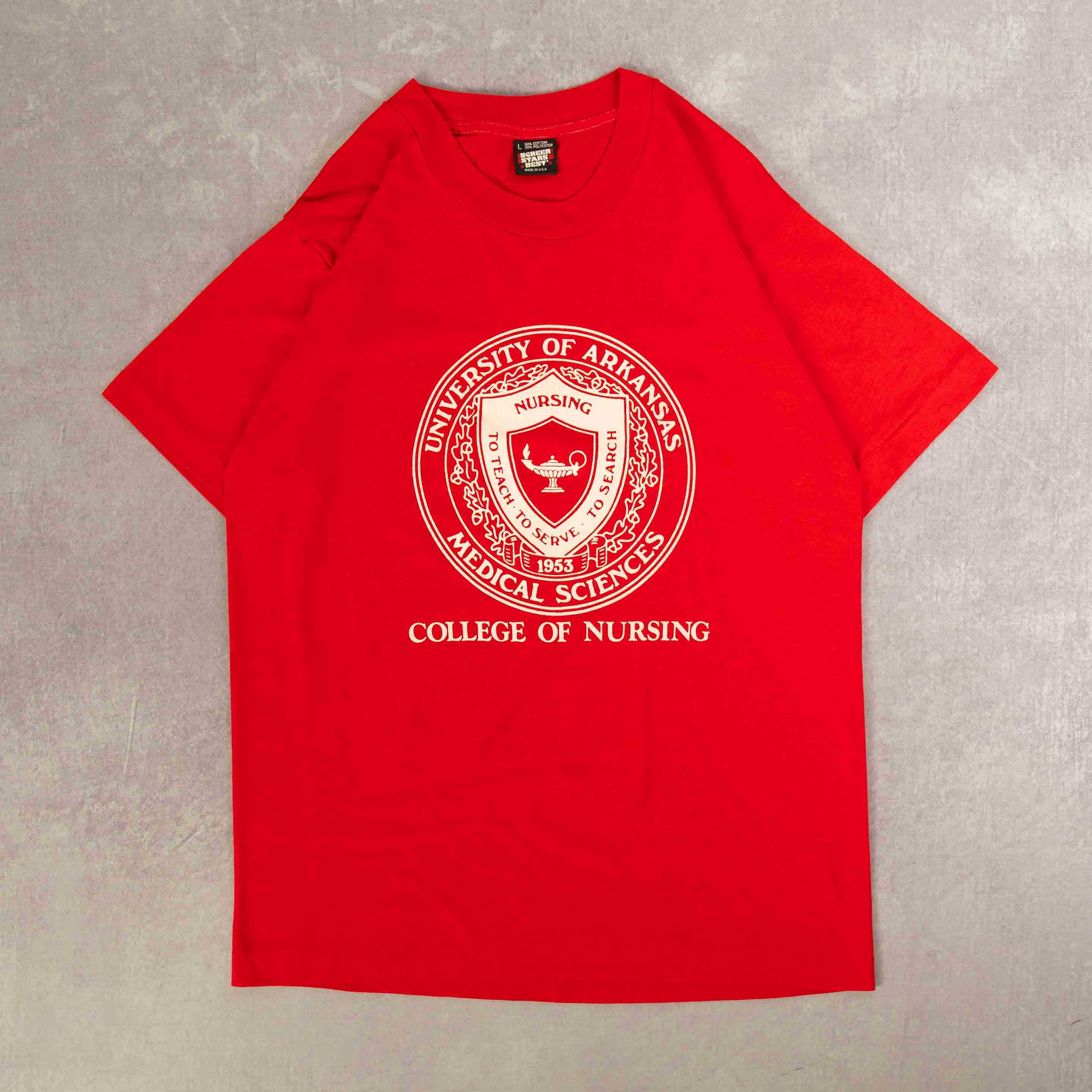 image of MEN'S VINTAGE 1990S UNIVERSITY OF ARKANSAS T-SHIRT - LARGE