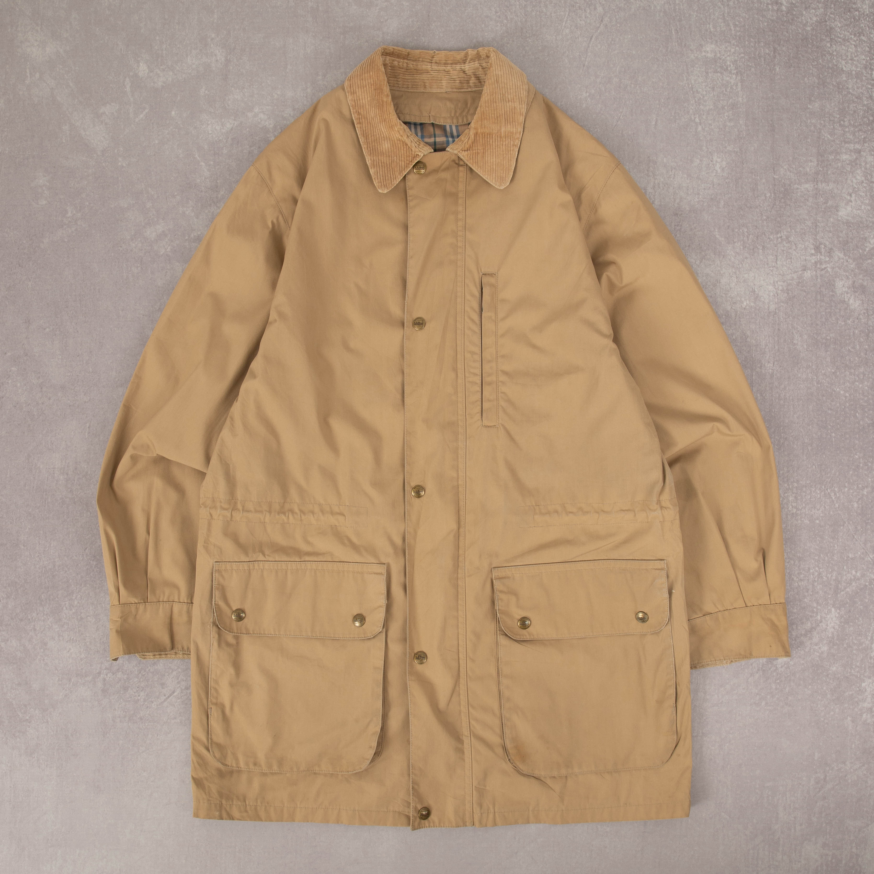 image of MEN'S VINTAGE 1980S L.L.BEAN CORD COLLAR JACKET - MEDIUM