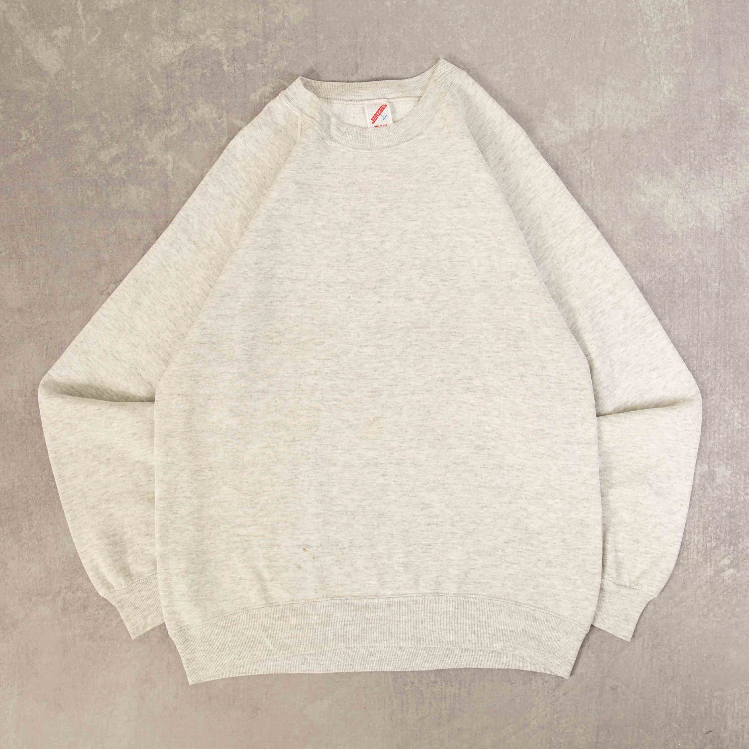 image of MEN'S VINTAGE 1990S BLANK RAGLAN SWEATSHIRT - LARGE