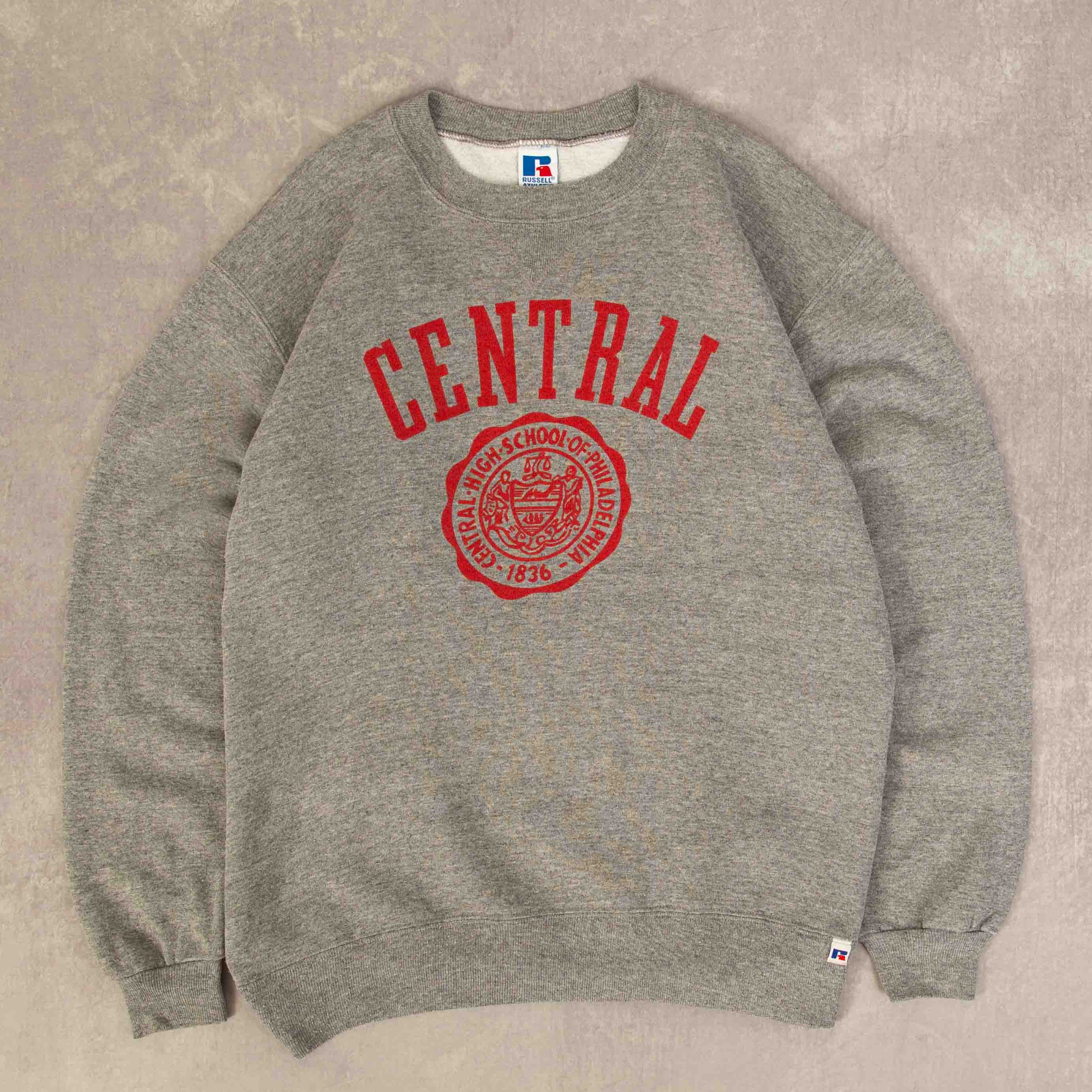 image of MEN'S VINTAGE 1990S RUSSELL ATHLETIC CENTRAL HIGH SCHOOL PHILADELPHIA SWEATSHIRT - LARGE
