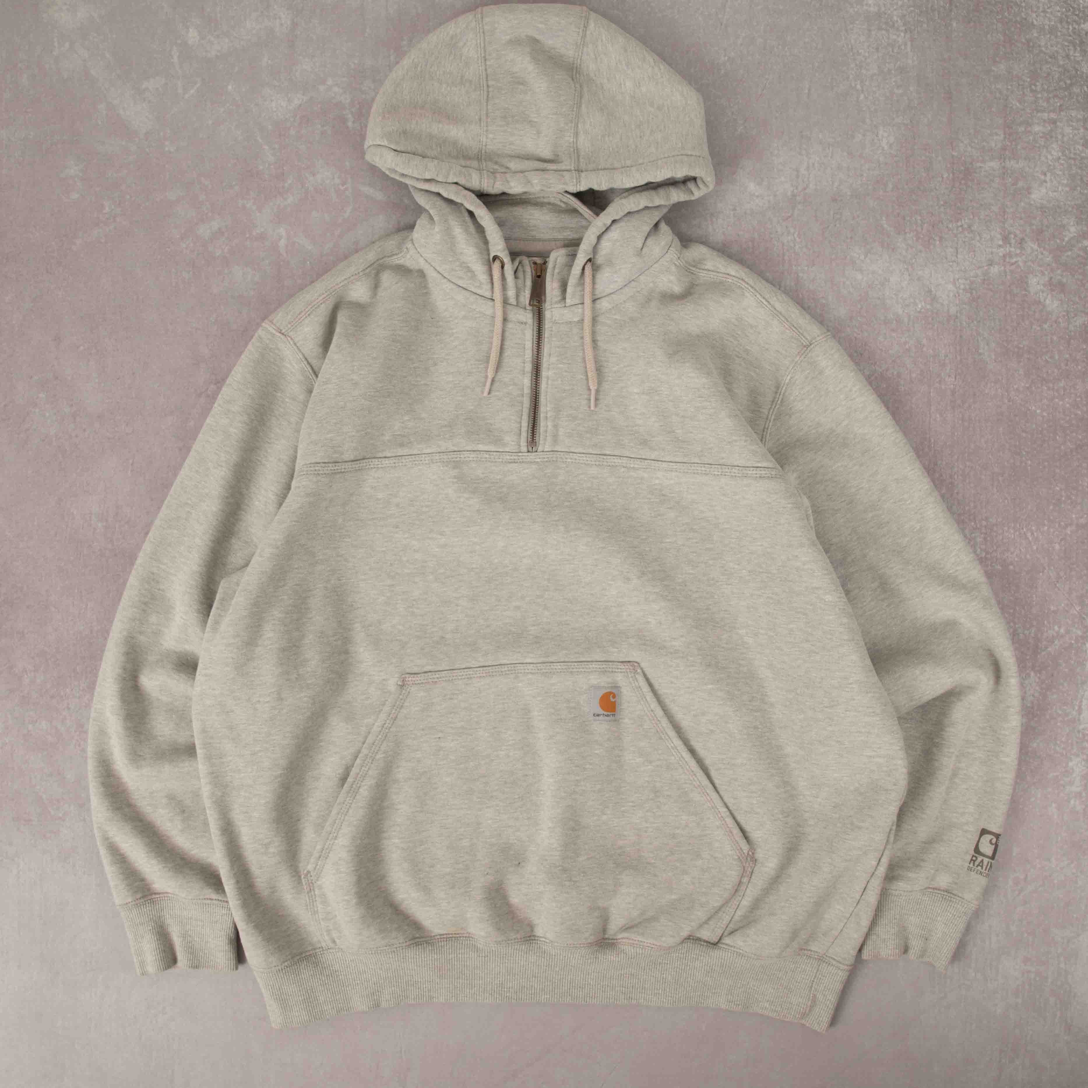 image of MEN'S VINTAGE CARHARTT HOODED ZIP SWEATSHIRT - XX-LARGE
