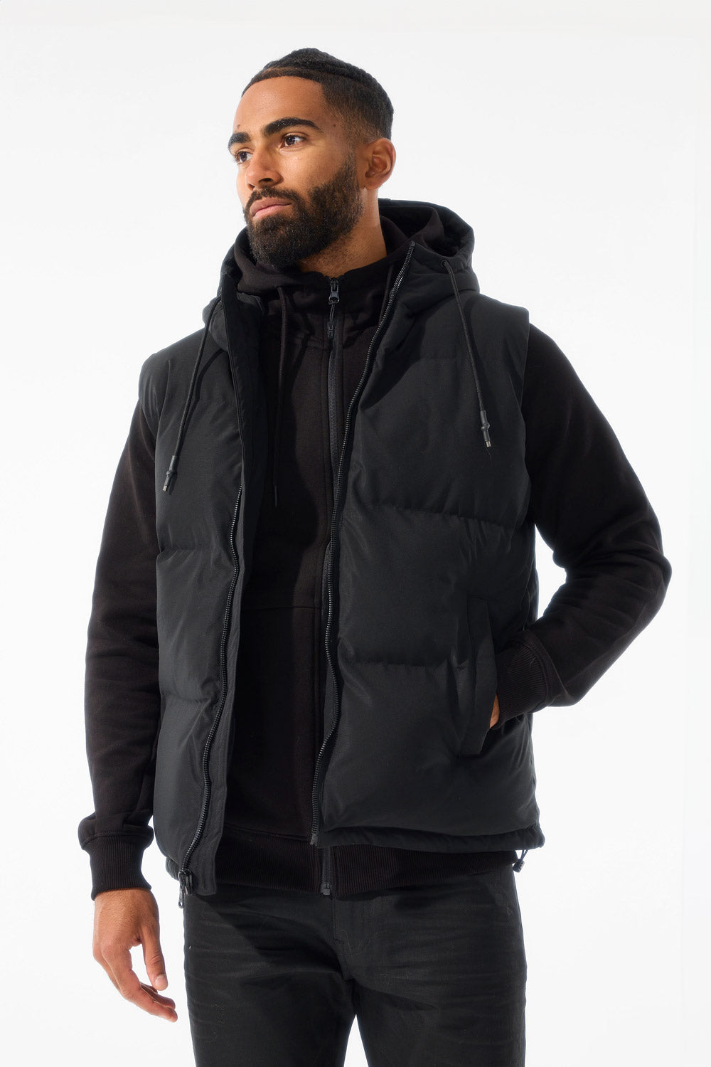 Image of East New York Bubble Vest (Black)