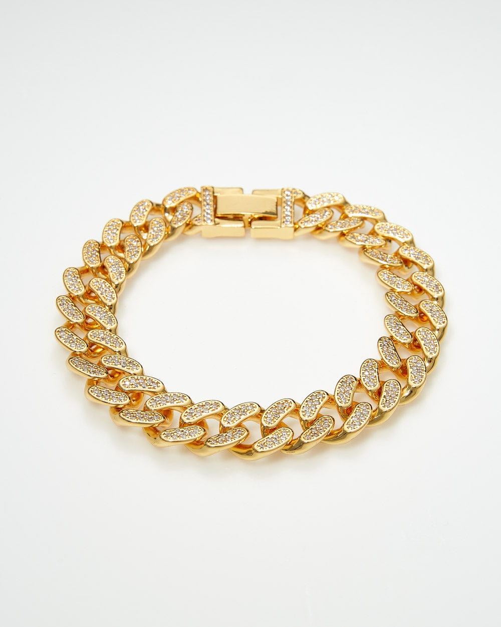 Image of Iced Out Gold Bracelet - 13mm