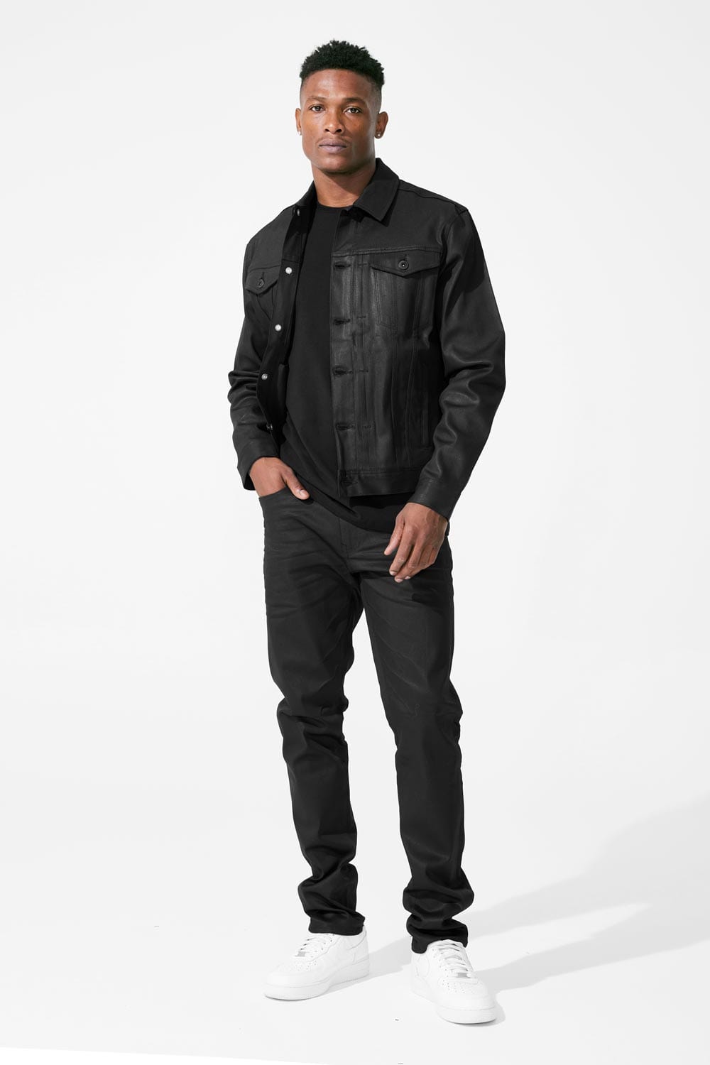 Jet Black Formal Pants for Men - ONE identiti - Wear your identity