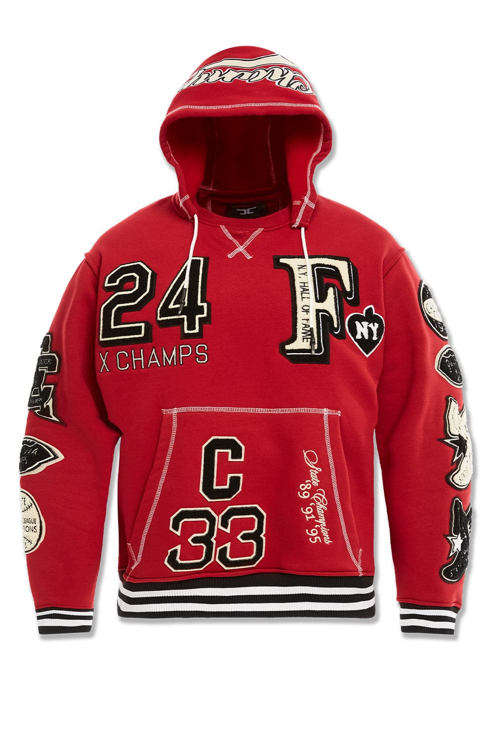 Image of Hall of Fame Pullover Hoodie (Deep Red)