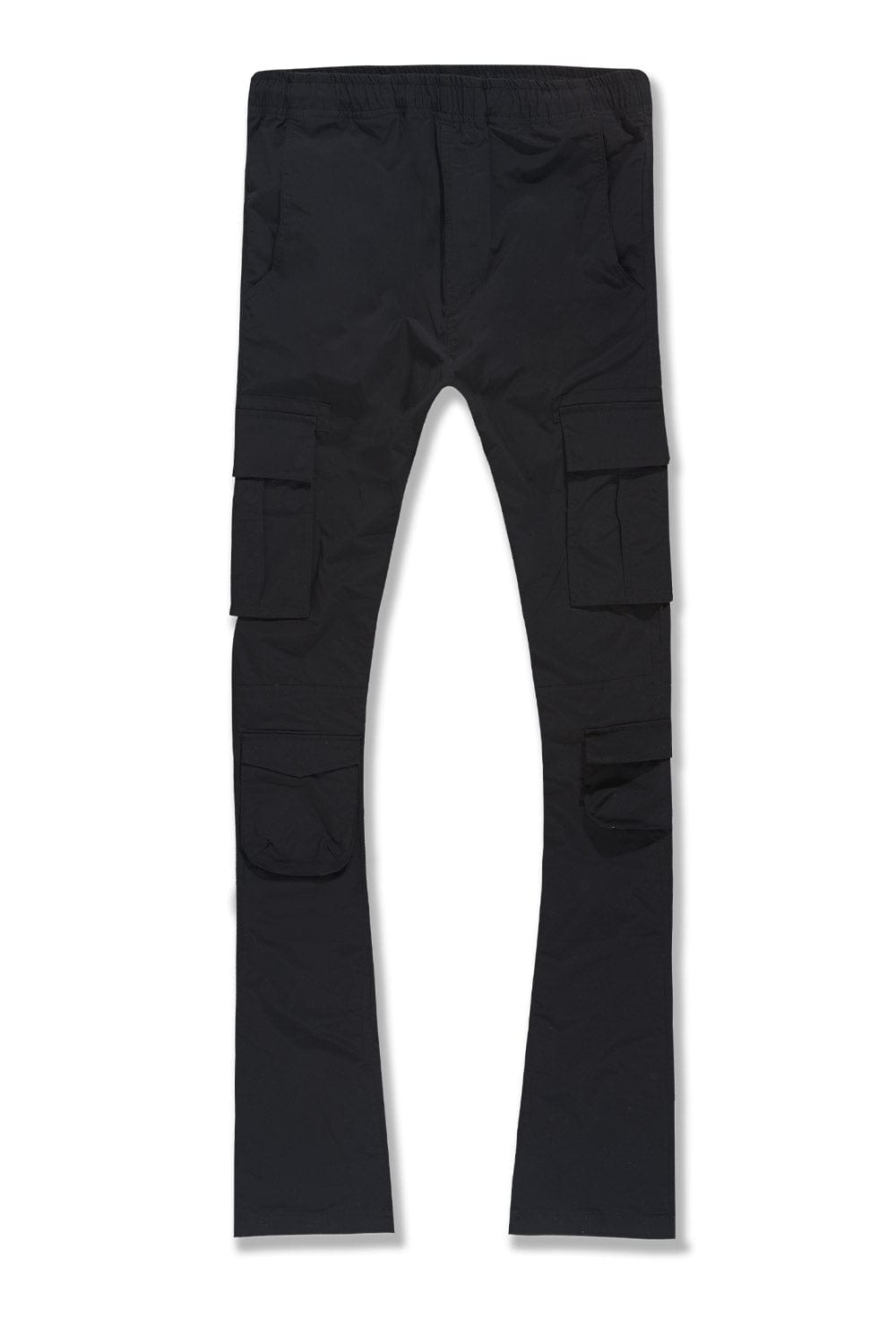 Image of Big Men's Stacked Ventura Cargo Pants (Black)