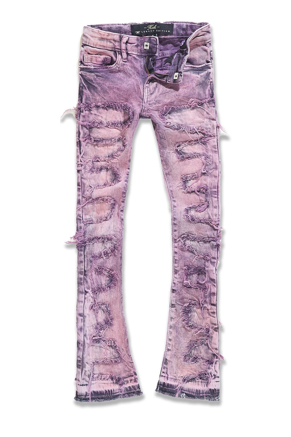 Kids Stacked Oasis Denim (Purple)