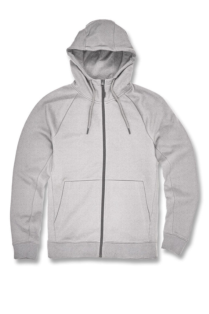 grey jordan zip up hoodie