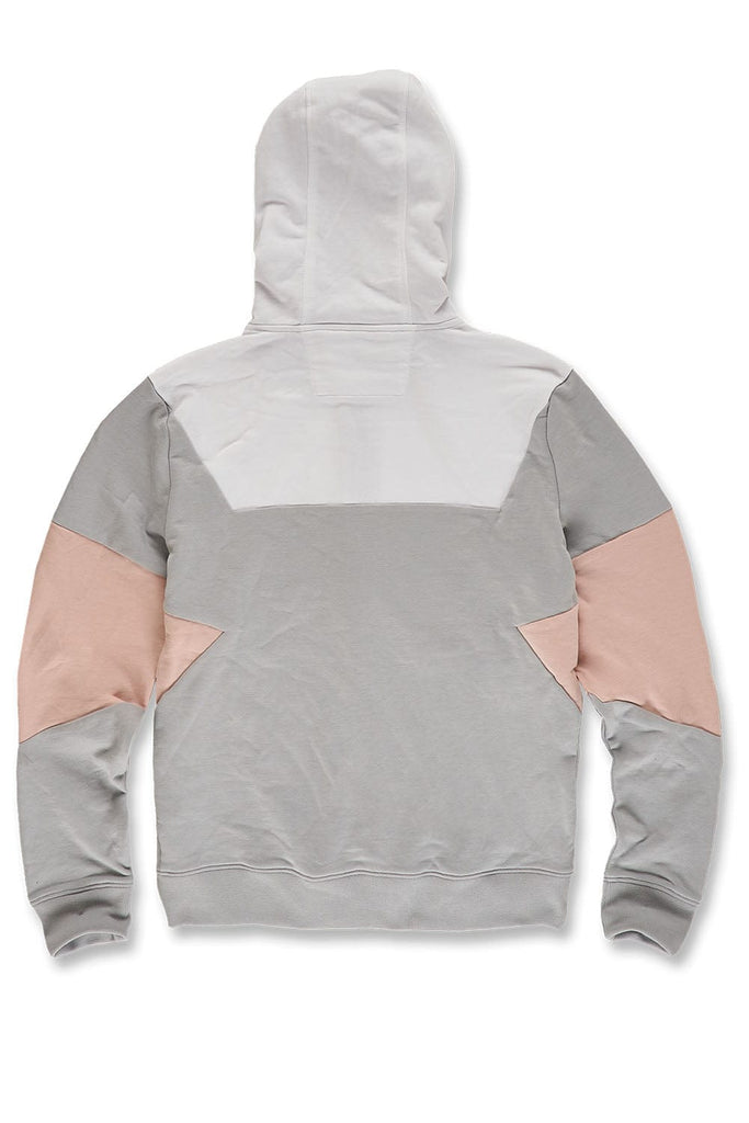 blush zip up hoodie