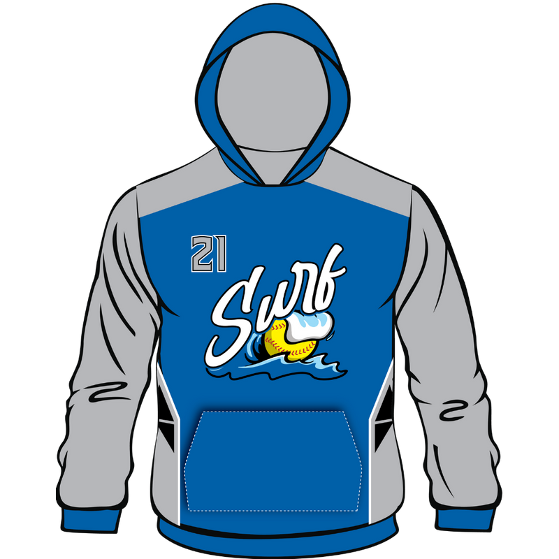 TOMS RIVER SURF TEAM Sublimated Heavyweight Hoodie