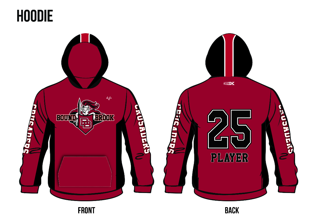 BOUND BROOK Football Sublimated Hoodie – EVO9XSTORE