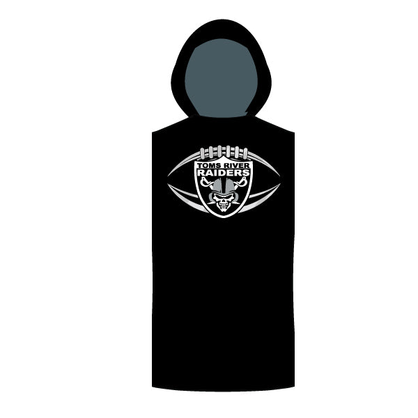 raiders sleeveless hoodie