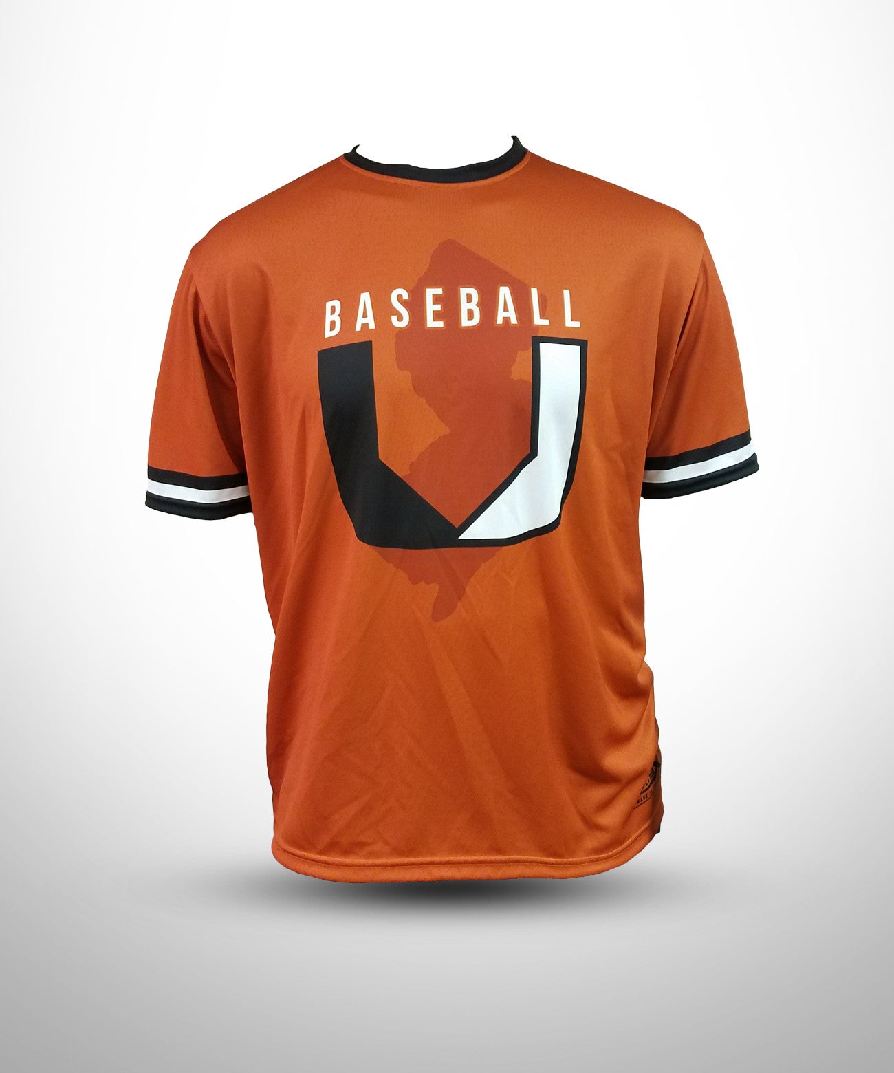 Evo9x BASEBALL U Full Dye Sublimated Short Sleeve Jersey Orange ...