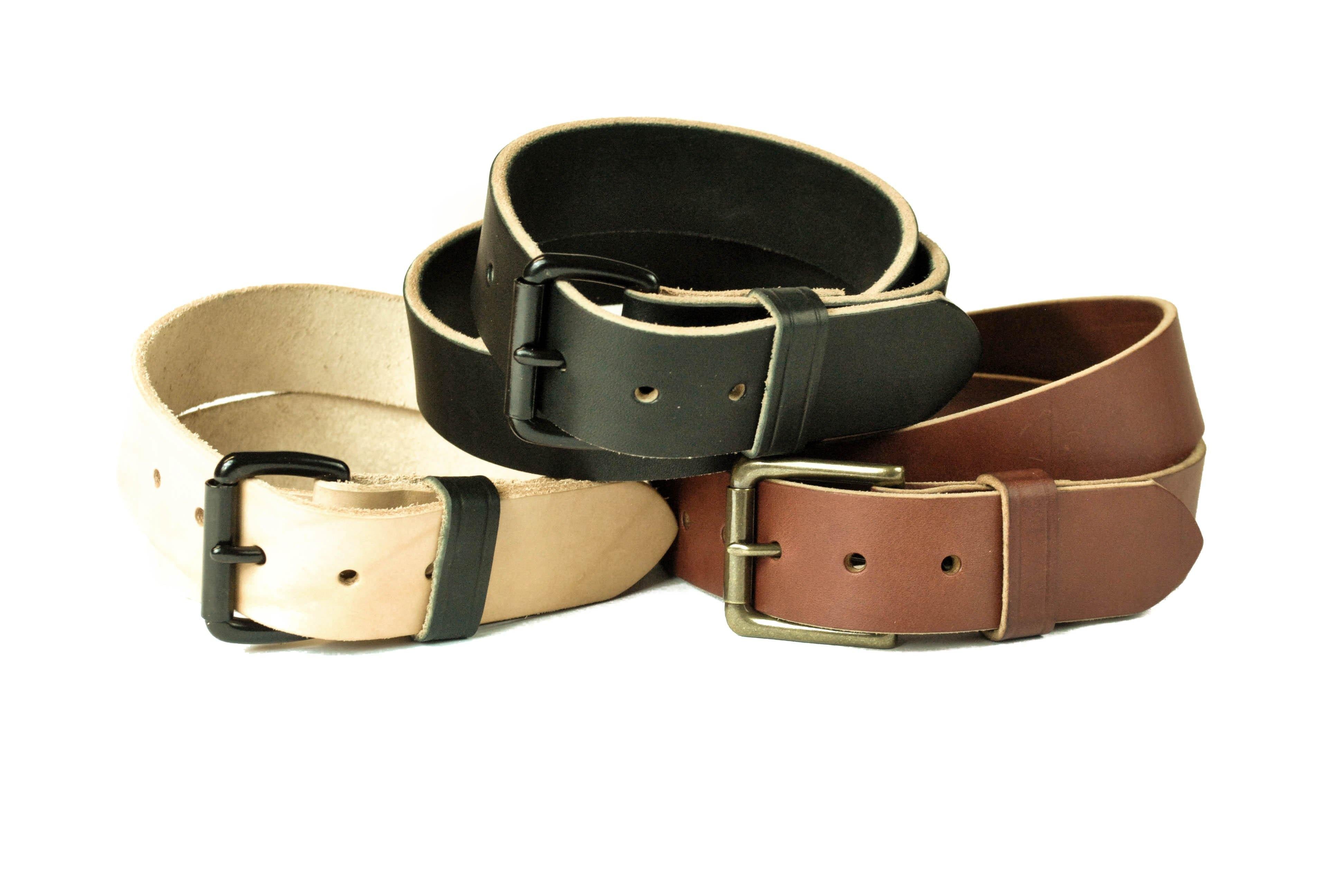 Sturdy Everyday Belt Black Leather