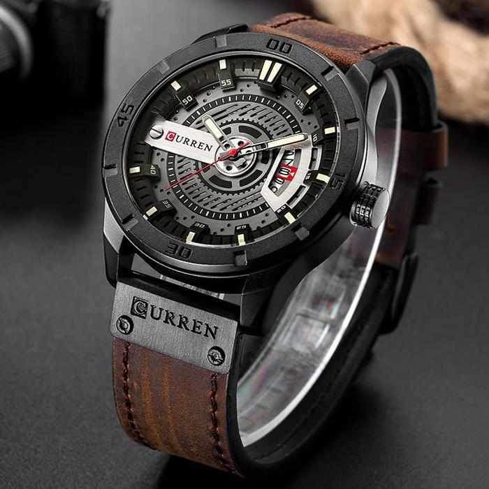 nice leather band watches