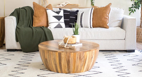 essentialist design - goa wood modern coffee table