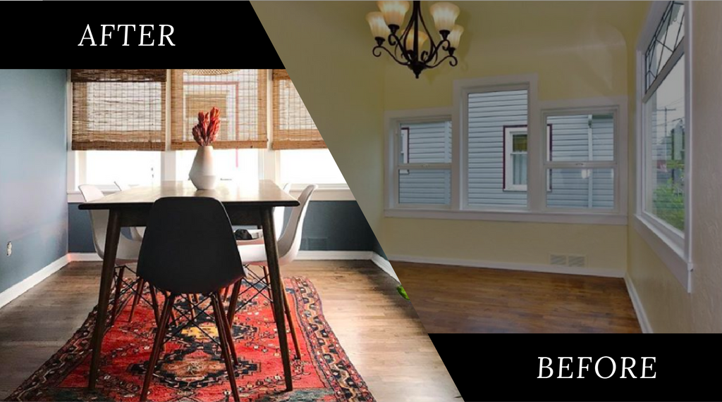 Seriously Crazy Before and After Home Renovations - dining room