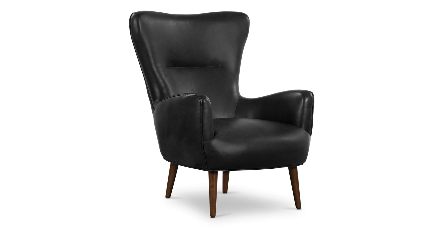 black single chair