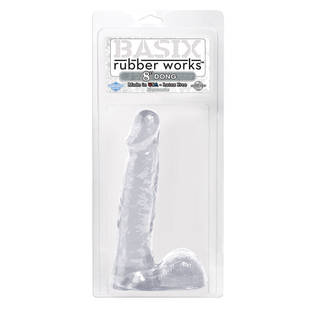 Basix Rubber Works - 8in. Dong Clear