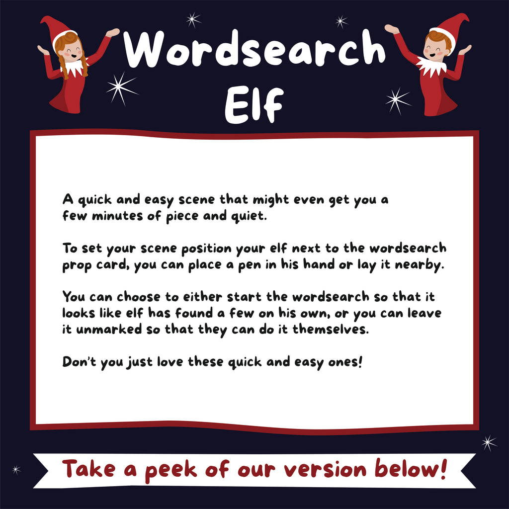 Wordsearch Elf – Porky Penguin