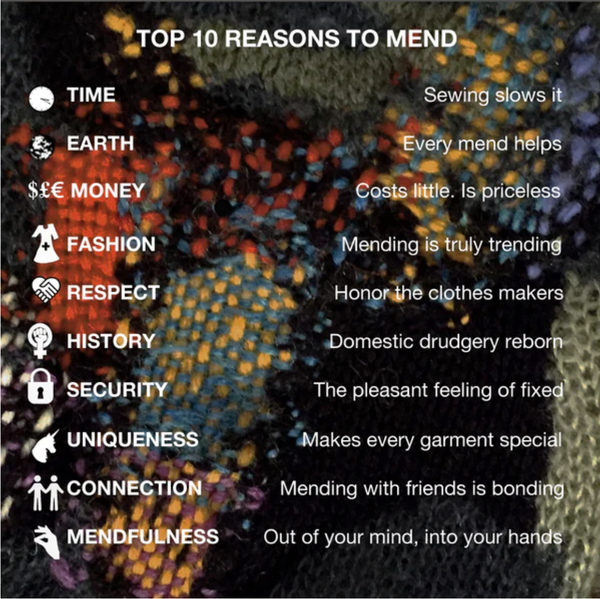 Dr. Kate Sekules’s Top 10 Reasons to Visible Mend
