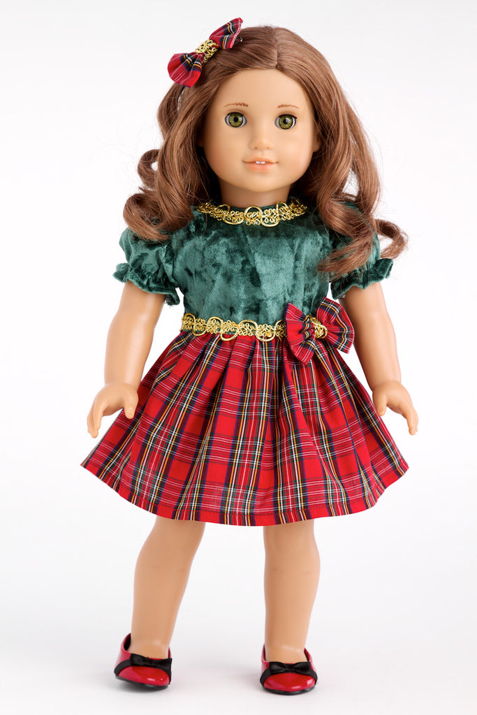 Christmas Classic Clothes For 18 Inch American Girl Doll Holiday