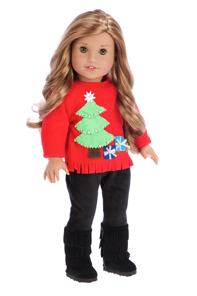 american girl doll christmas clothes