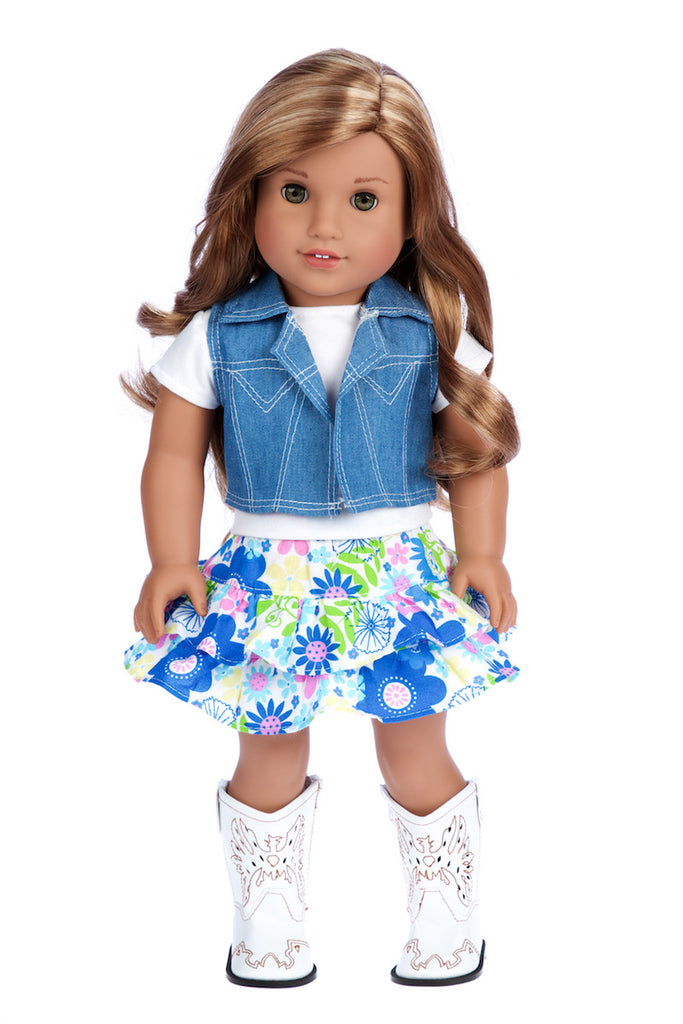 american girl doll western outfit